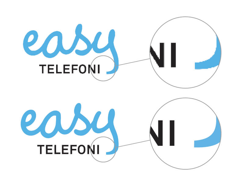 Pixellogo till Vektorlogo