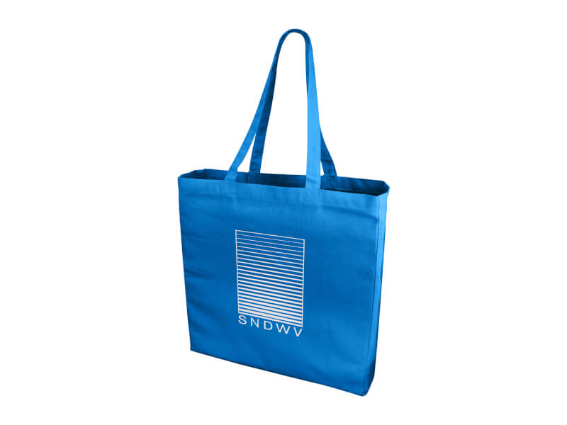 Shoppingkasse Odessa i blå färg