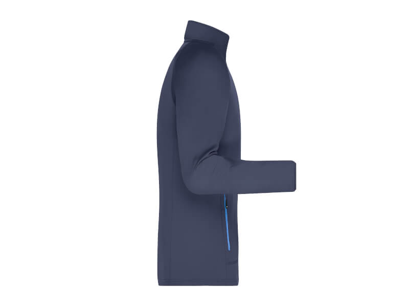 Fleecetröja Stretch Herr - HÖGER ARM - Navy/Cobalt