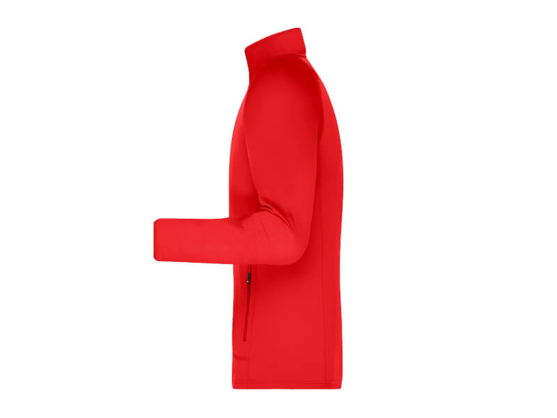 Fleecetröja Stretch Herr - VÄNSTER ARM - Light Red/Chili