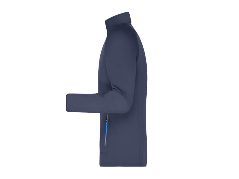 Fleecetröja Stretch Herr - VÄNSTER ARM - Navy/Cobalt