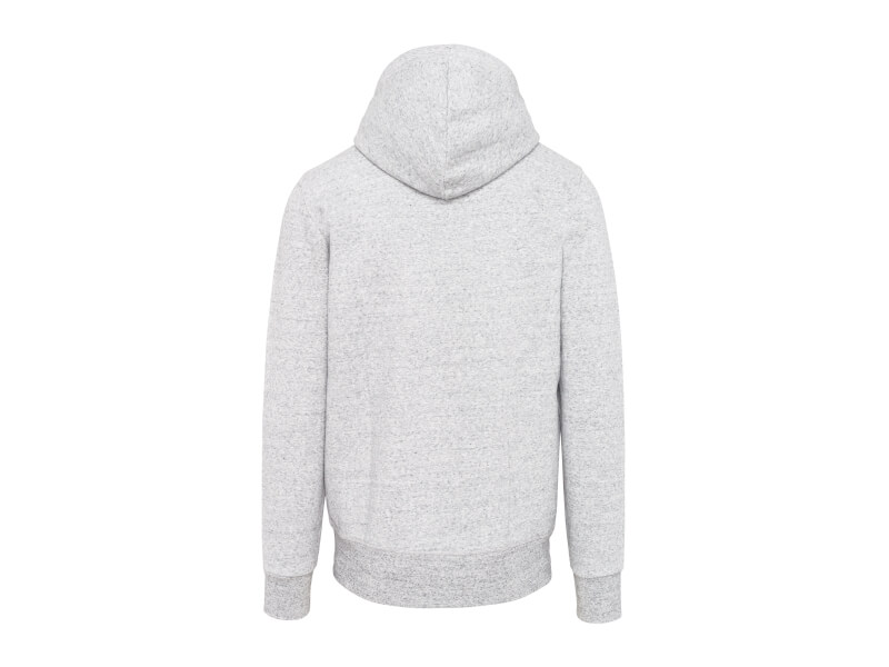 Zip Hoodie Vintage Herr - BAKSIDA - Ash Heather