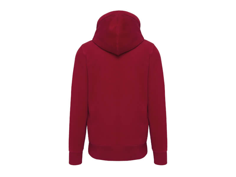 Zip Hoodie Vintage Herr - BAKSIDA - Vintage Dark Red