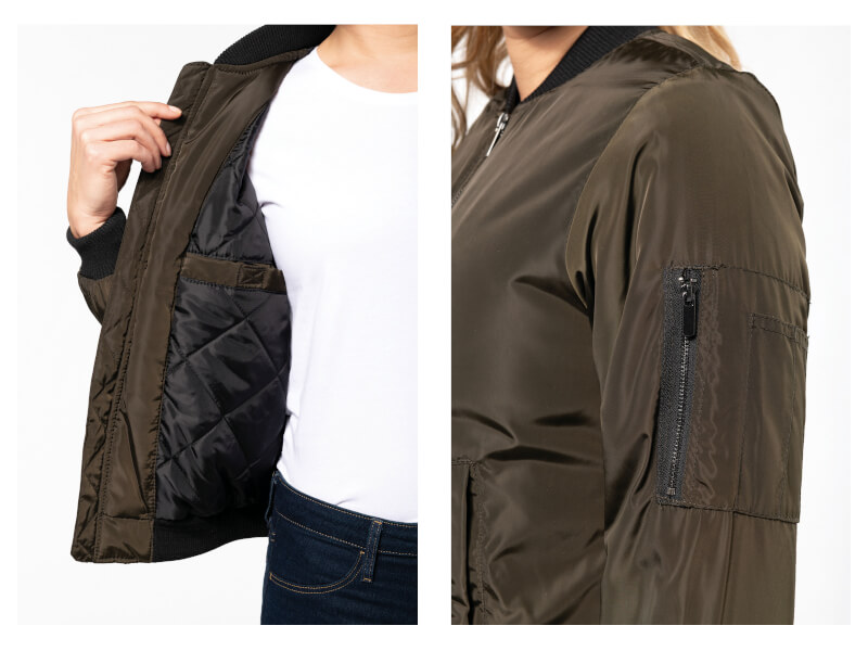 Kariban Ladies' Bomber Jacket