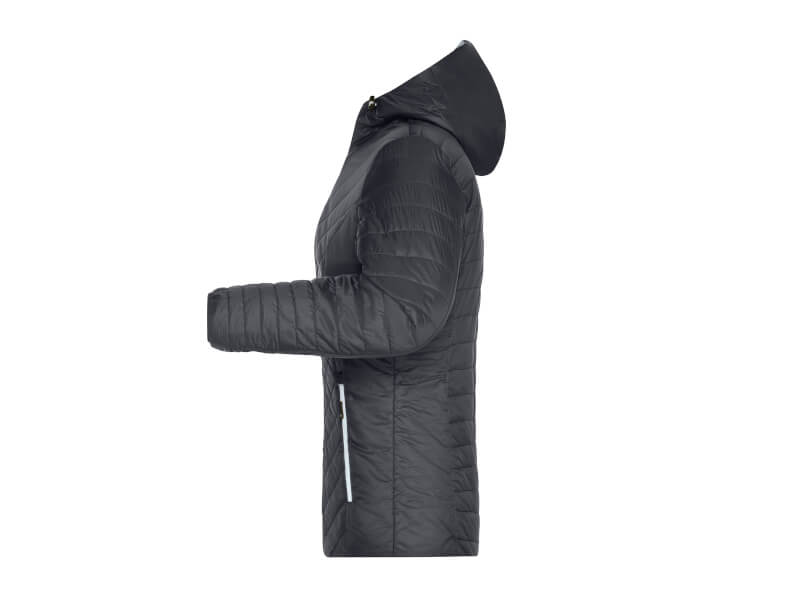 Jacka Lightweight Dam - VÄNSTER ÄRM - Black/Silver