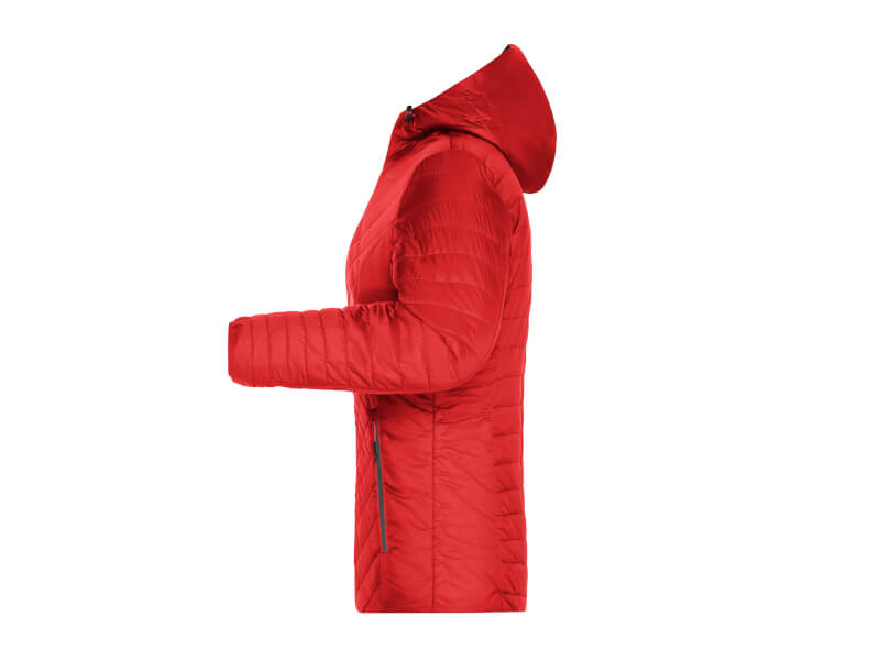 Jacka Lightweight Dam - VÄNSTER ÄRM - Red/Carbon