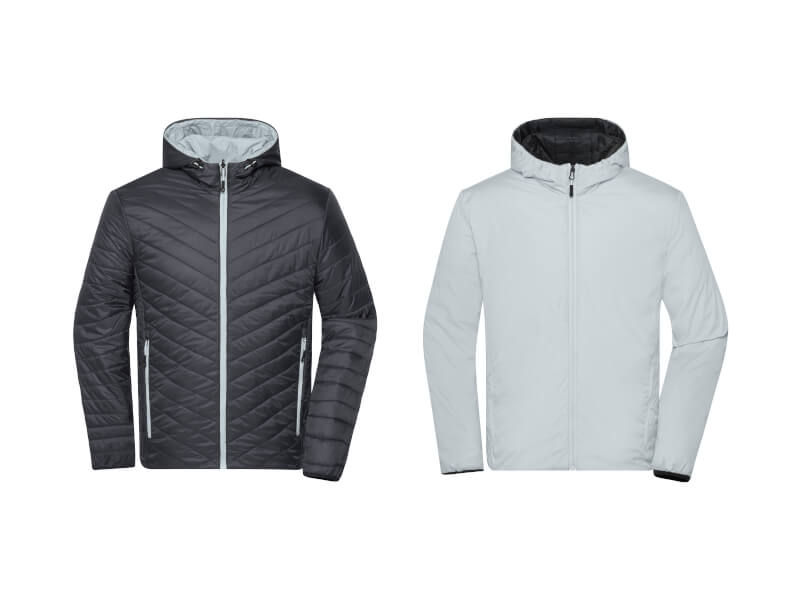 Jacka Lightweight Herr - UTSIDA & INSIDA - Black/Silver