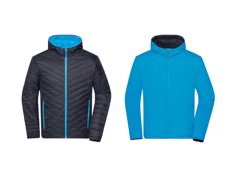 Jacka Lightweight Herr - UTSIDA & INSIDA - Navy/Aqua