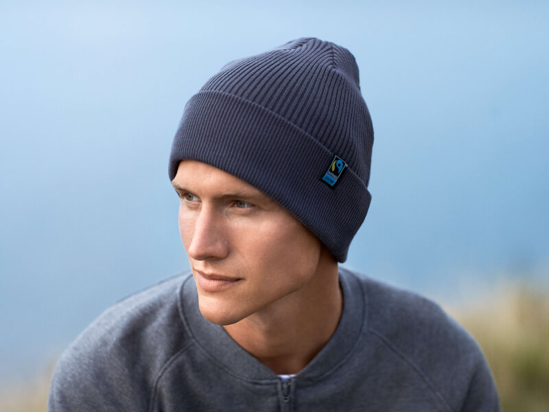 Neutral Mixed Knit Beanie