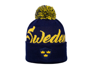 Mössa Snow med vävt märke - Referensbild