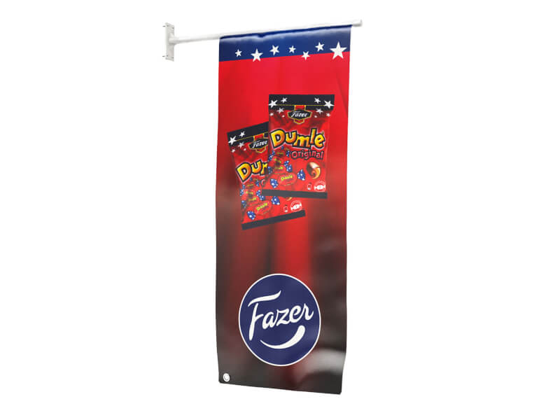 Fasadflagga R-40x100 cm