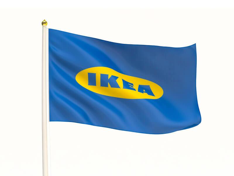 Företagsflagga 200x120 cm