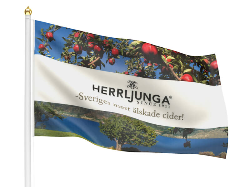 Reklamflagga 300x180 cm