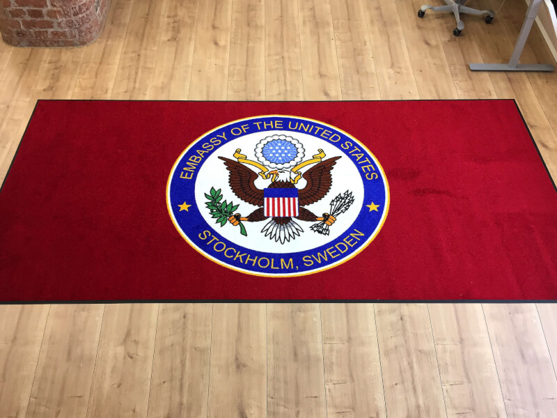 Entrématta till USA's ambassad