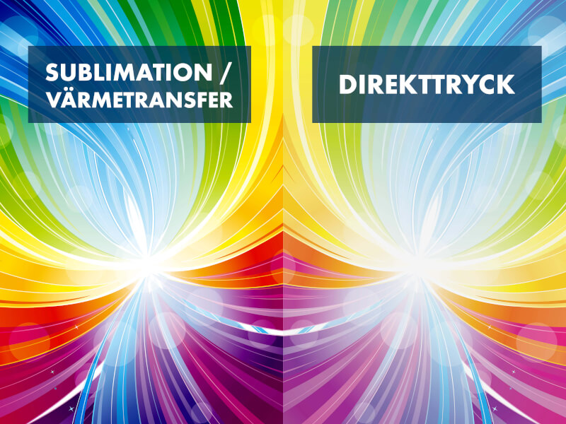 Tryckteknik: Sublimation / Värmetransfer