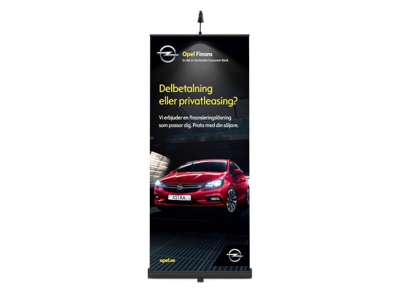 Rollup Expo PLUS - Svart