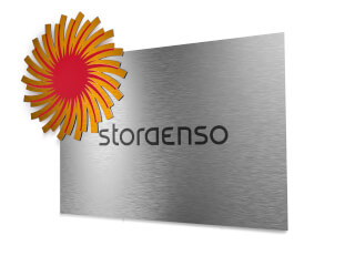 Metallskylt Aluminium