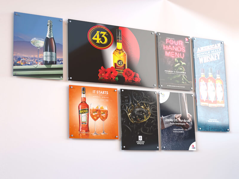 Plexiglastavla - Referensbild