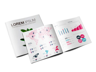 Häften A5 - Kvadrat - Referensbild