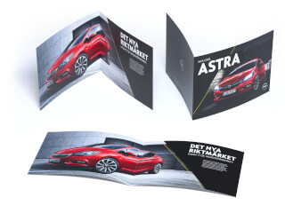 Liggande folder 4 sidor