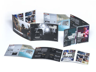 Liggande folder 6 sidor - Referensbild