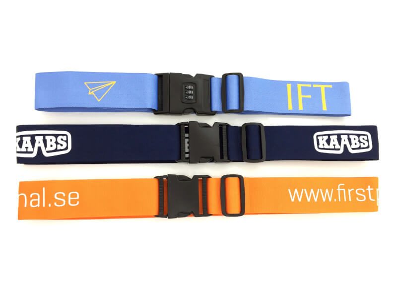 Bagageband med screentryck