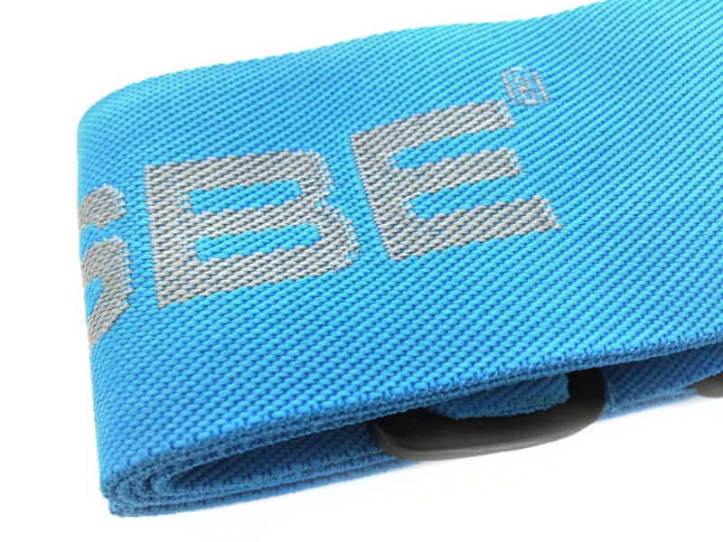 Bagageband med vävd logo / budskap