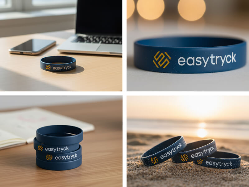 Gummiarmband med tryck