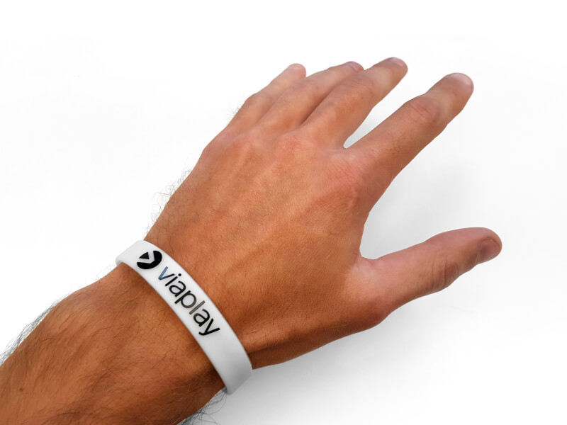 Gummiarmband med tryck