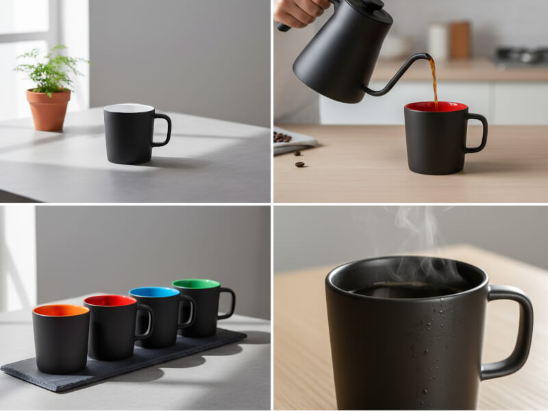 Stengodsmugg Ebba Svart