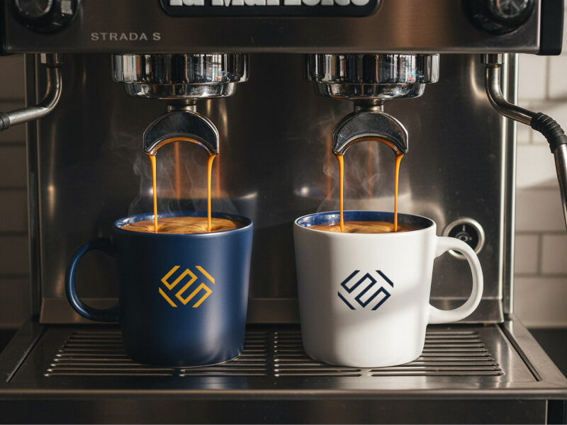 Stengodsmugg Emma Vit