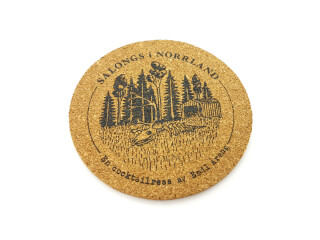 Korkunderlägg Rund (FRAM / BAK)