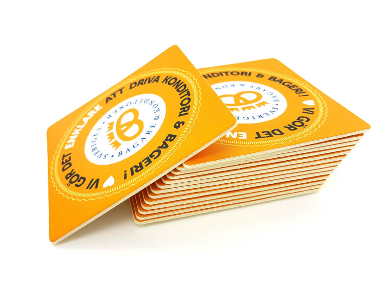 Pappersunderlägg Fyrkant