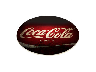 Pappersunderlägg Rund (FRAM / BAK)