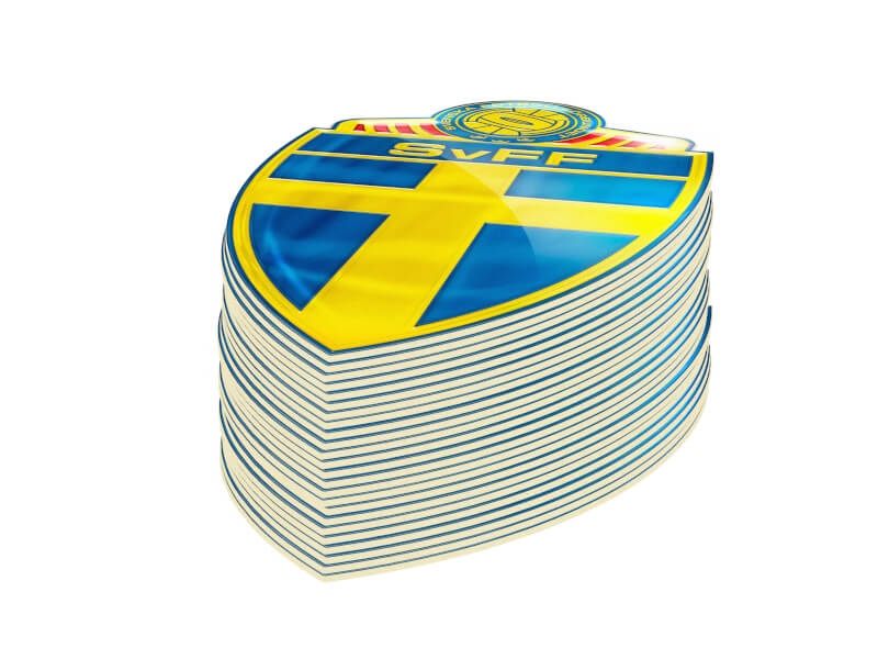 Pappersunderlägg Valfri form