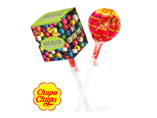 Chupa chups klubbor med digitaltryckt förpackning