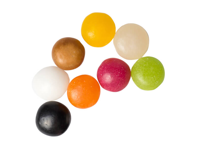 Tablettaskar med pastiller i läckra smaker