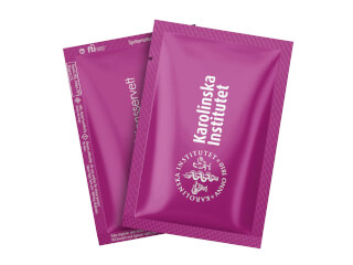 Desinficerande våtservetter med tryck