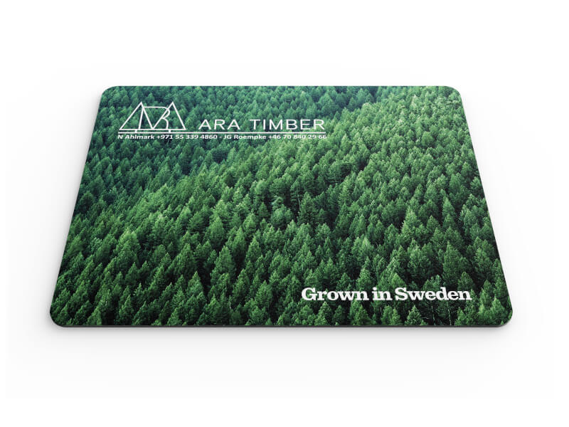 Musmatta med tryck - Large