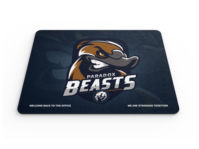 Musmatta med tryck - Large