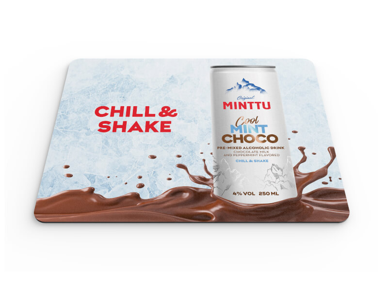 Musmatta med tryck - Large