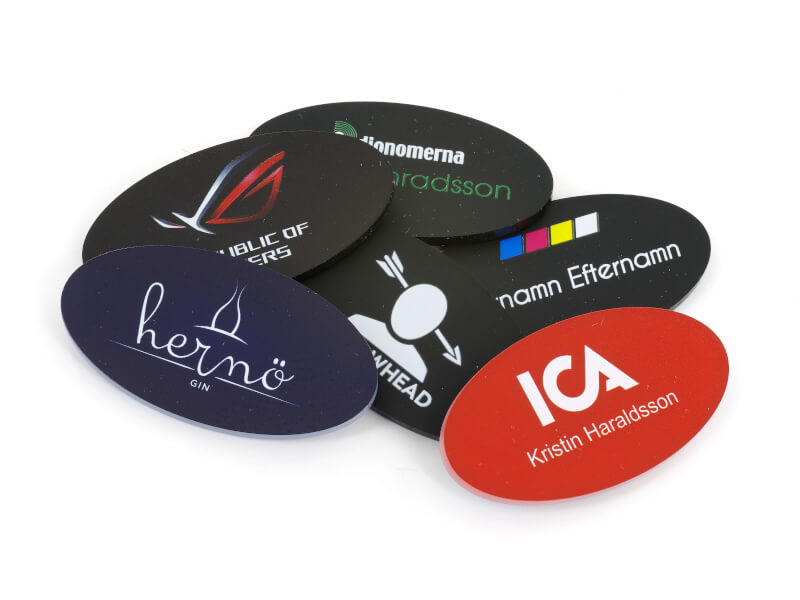 Namnskylt - Ellips 3