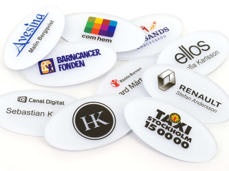 Namnskylt - Ellips 3