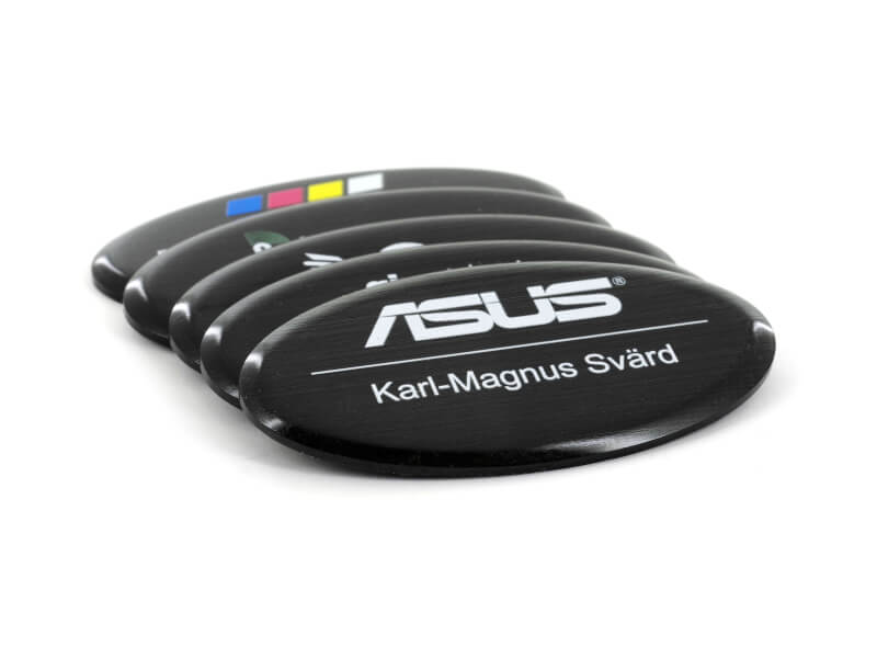 Namnskylt - Rektangel 1 - Svart