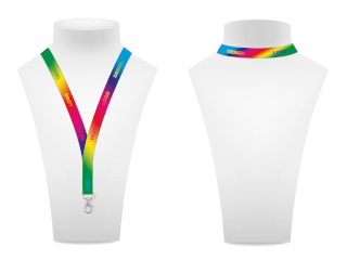 Digitaltryckta Nyckelband 25 mm bredd