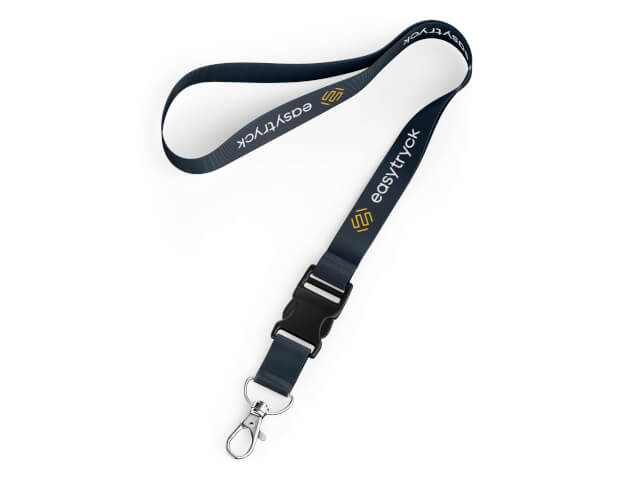 Nyckelband med tryck i olika modeller – standard, vävda, digitaltryckta och reflex