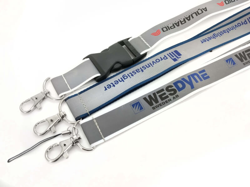 Exempel på Reflexnyckelband 25 mm