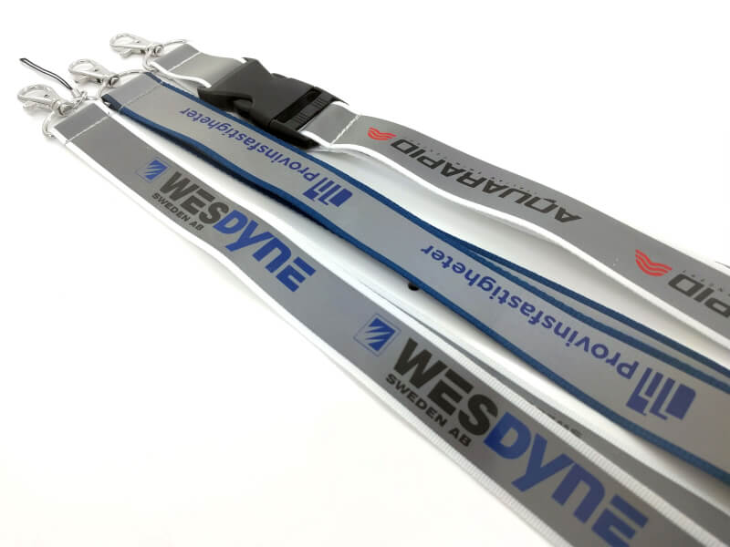 Exempel på Reflexnyckelband 25 mm