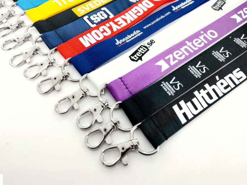 Exempel på Standard Nyckelband 20 mm