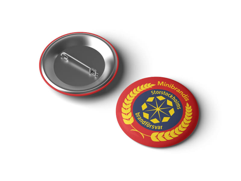 Reklamknappar 50 mm